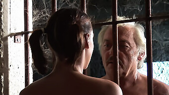 Old And Young Couple Engage In Anal And Oral Sex